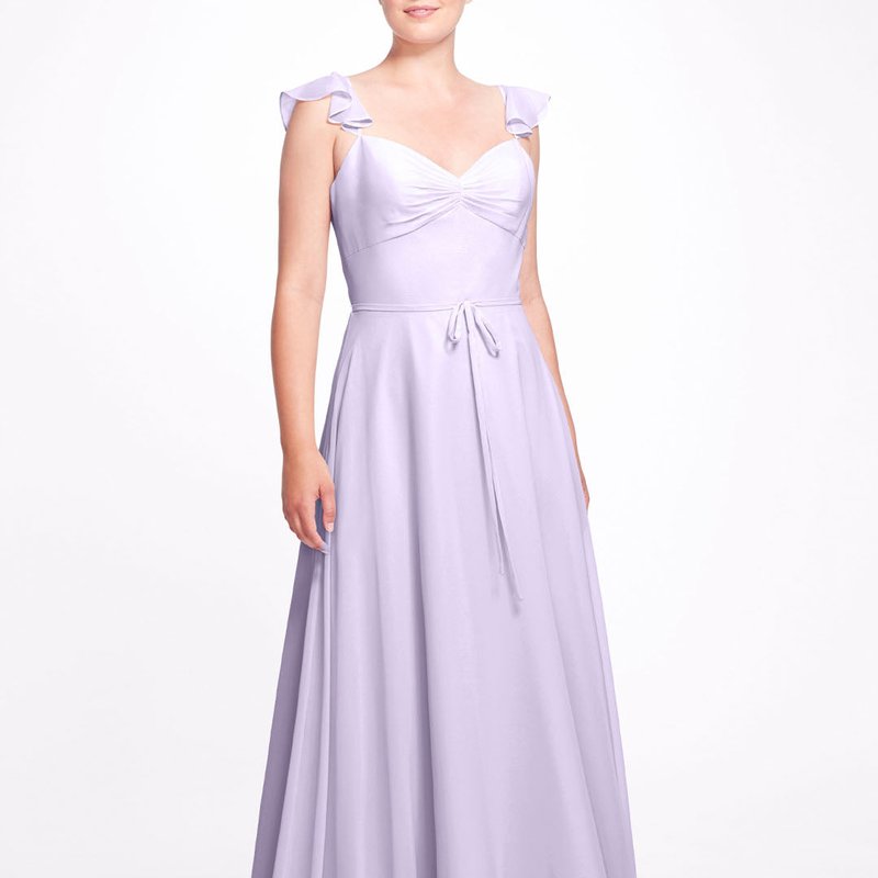 Shop Marchesa Bridesmaids Naples Gown In Purple