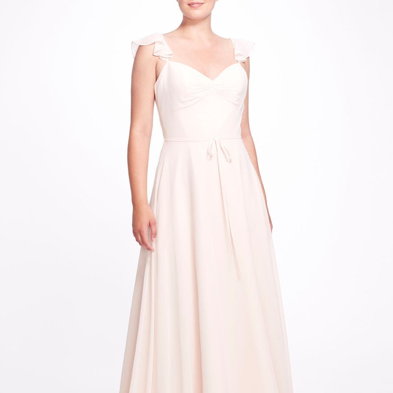 Marchesa Bridesmaids Naples Gown In Pink