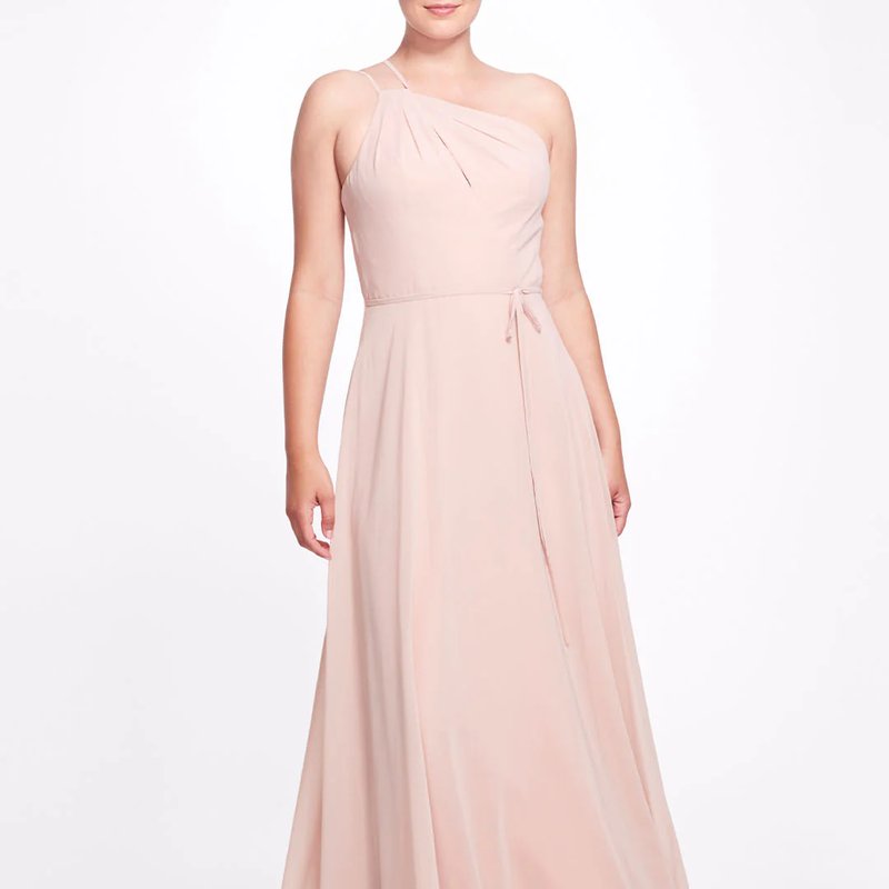 Marchesa Bridesmaids Pescara Gown In Pink