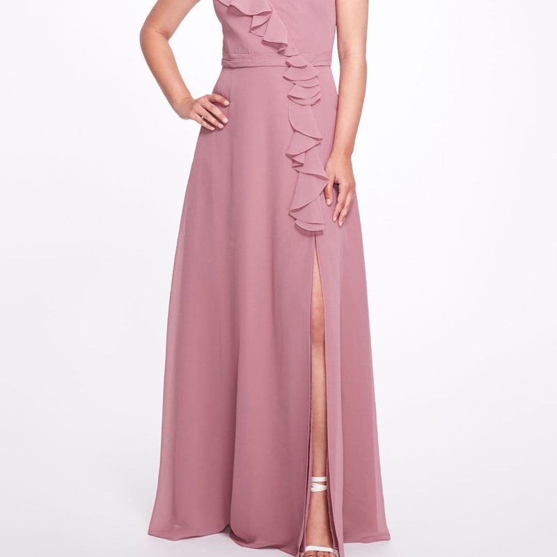 Shop Marchesa Bridesmaids Siena Gown In Pink