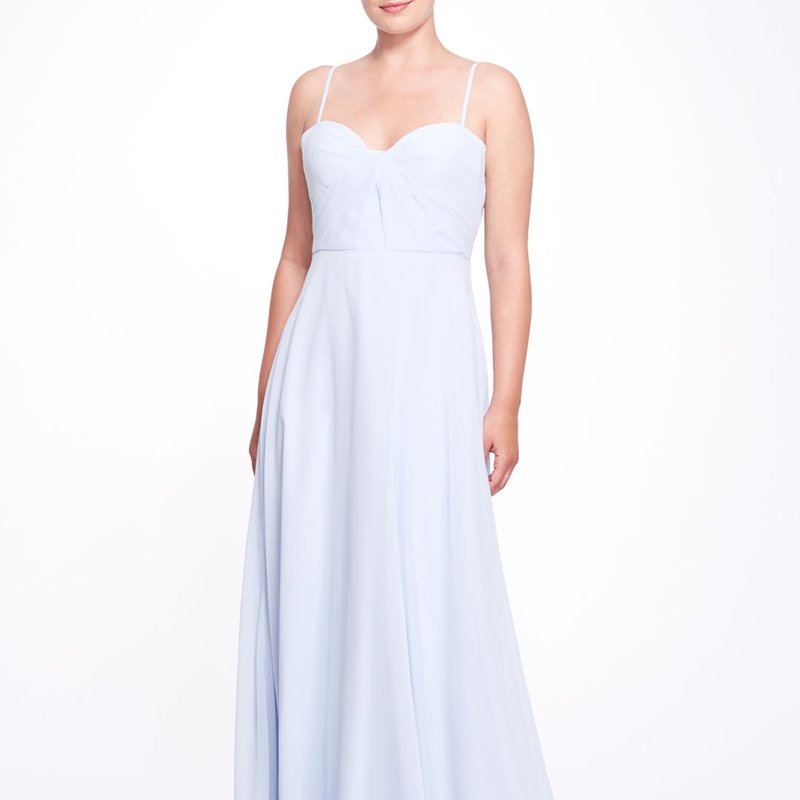 Shop Marchesa Bridesmaids Verona Dress In Blue