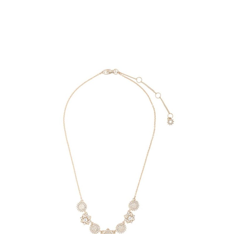 Shop Marchesa Filigree Frontal Necklace In Gold