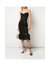 Sequin Dot Tulle Cocktail Dress - Black