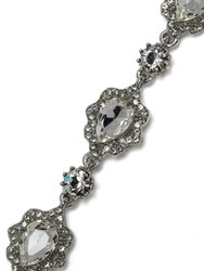 Pear Stone Crystal Embellished Bracelet