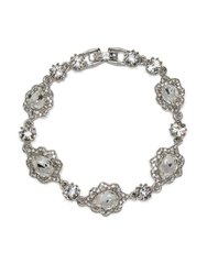 Pear Stone Crystal Embellished Bracelet - Crystal