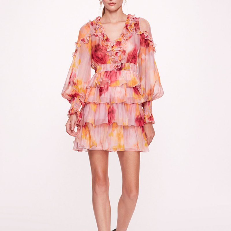 Shop Marchesa Rosa Orchid Dress In Pink