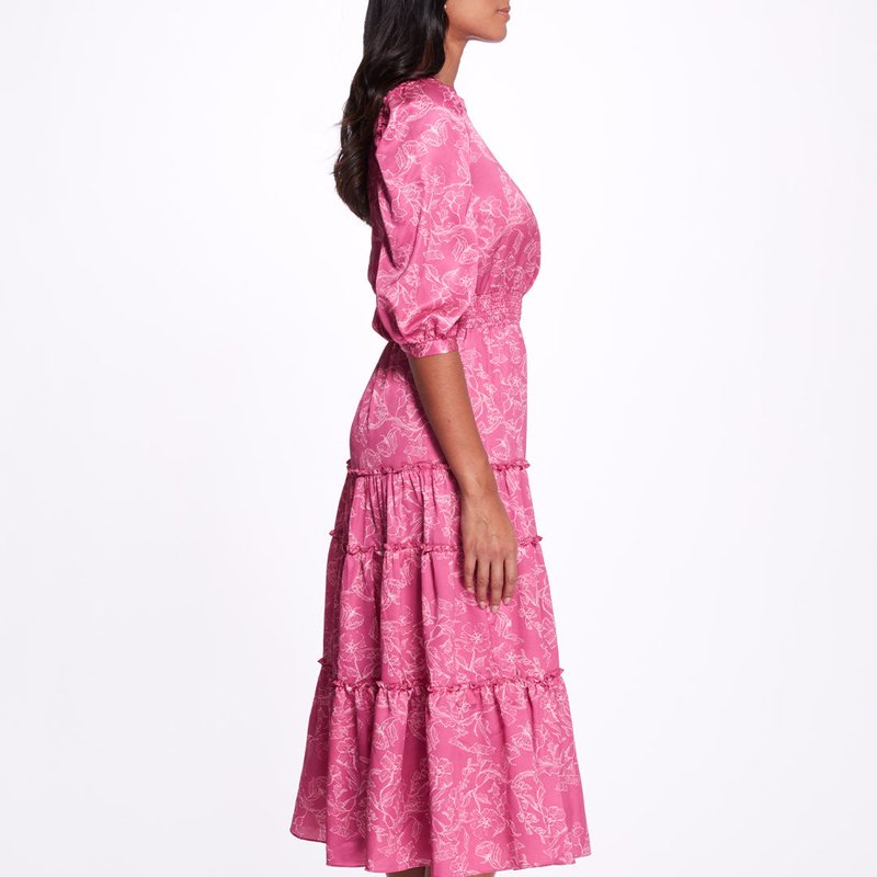 Shop Marchesa Sorrel Dress In Pink