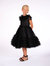 Trimmed Plumetis-Tulle Gown - Black