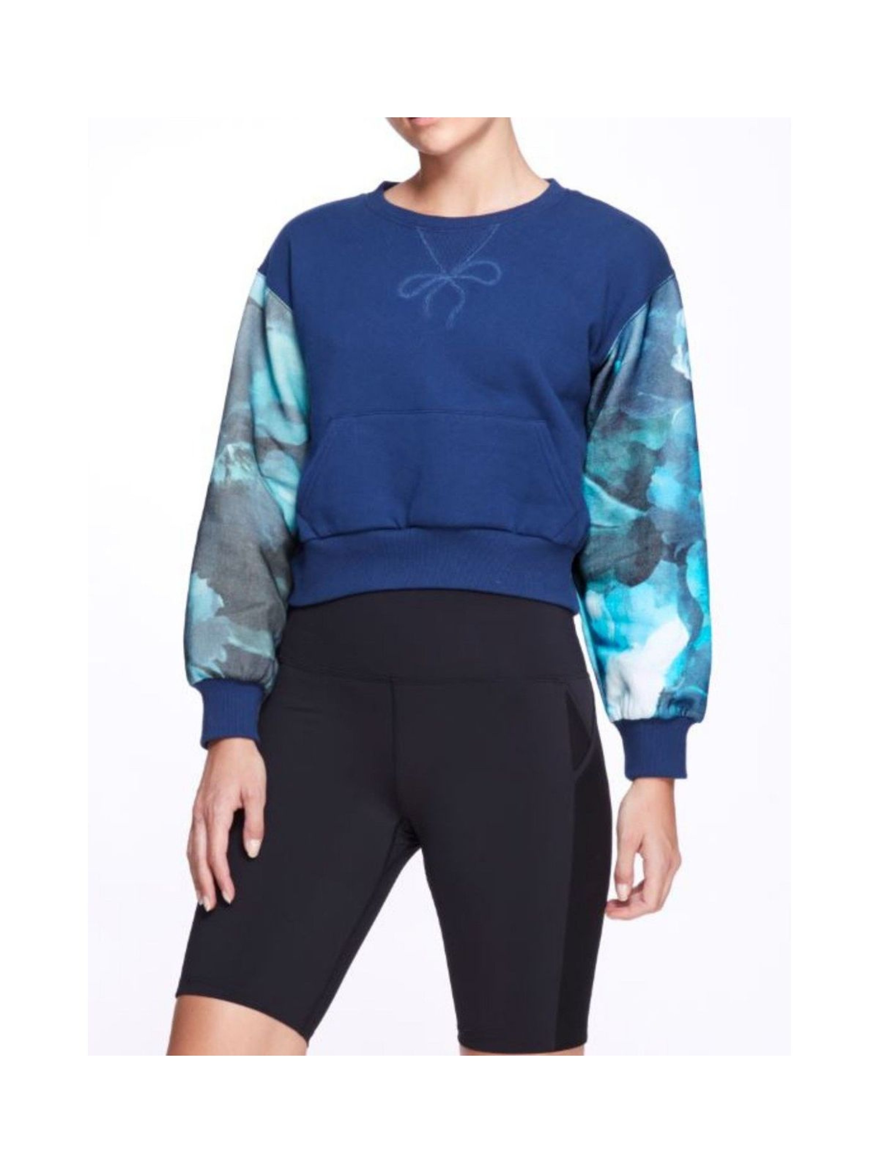 Marchesa Active Wilma Sweatshirt Printed In Blue