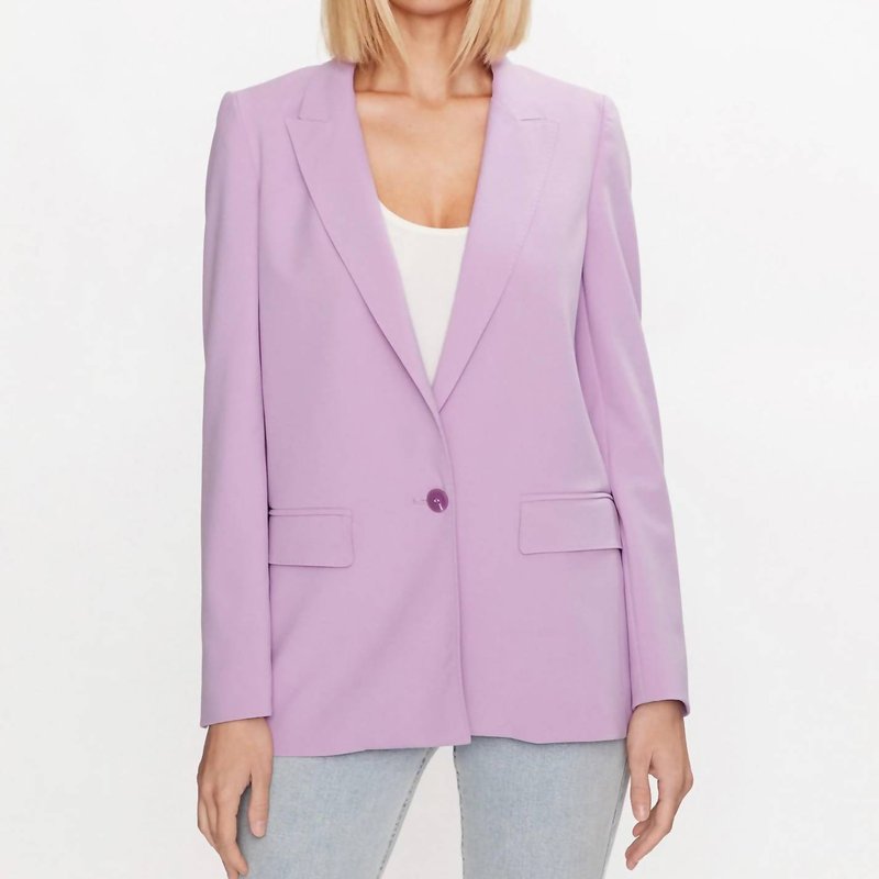 Shop Marella Cordova Blazer In Purple