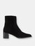 The Downtown Boot - Black Suede - Medium