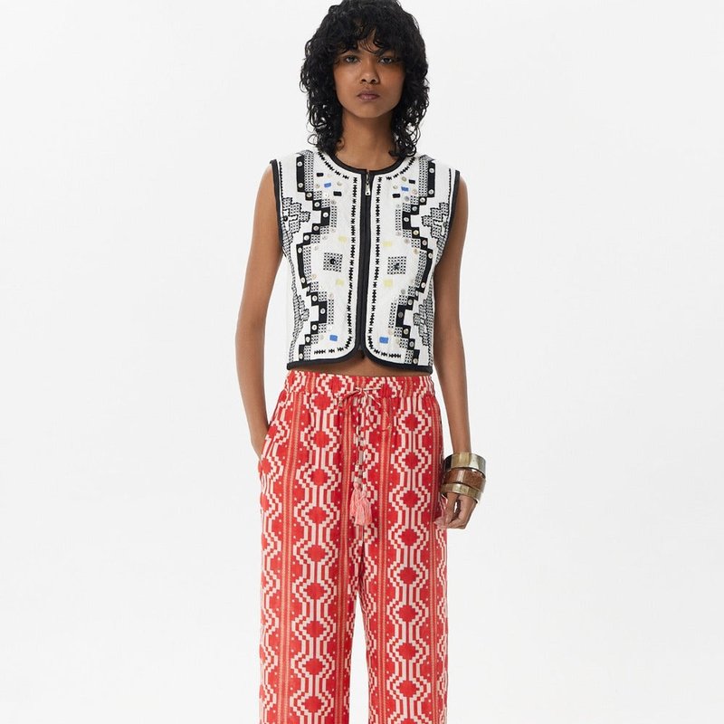 Shop Maria Cher Ayacucho Africa Pants In Red