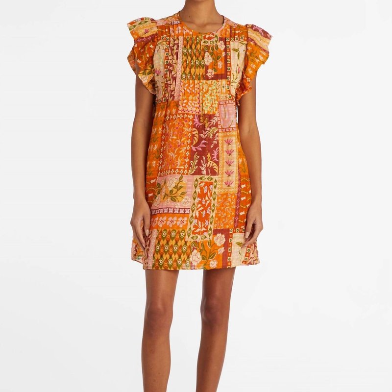 Shop Marie Oliver Catie Sleeveless Dress In Orange
