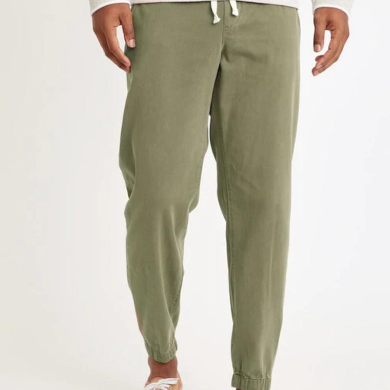 Marine Layer Men's Saturday Jogger Athletic Fit In Green