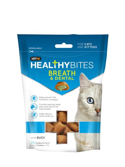 Mark & Chappell VetIQ Healthy Bites Breath & Dental For Cats & Kittens (May Vary) (2oz) product