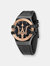Maserati Men's Potenza R8851108032 Black Leather Quartz Fashion Watch - Black