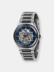 Maserati Men's Triconic R8823139003 Silver Stainless-Steel Hand Wind Fashion Watch - Silver