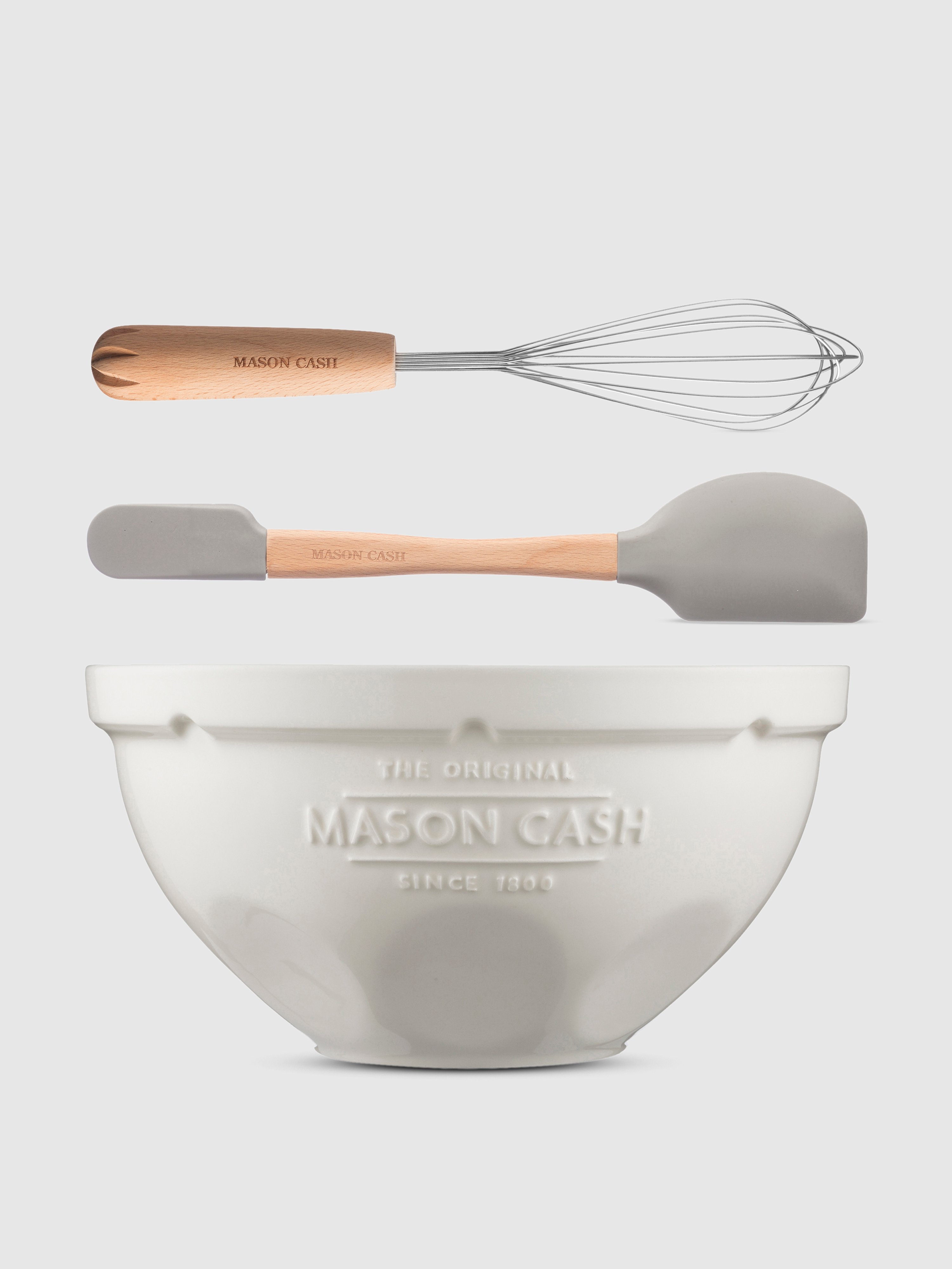 Mason Cash Innovative Kitchen Baking Tools, Set Of 3 In White