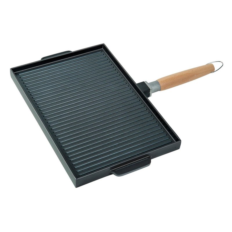 Masterpan Nonstick Grill & Griddle Double Sided, 10" X 15" In Black