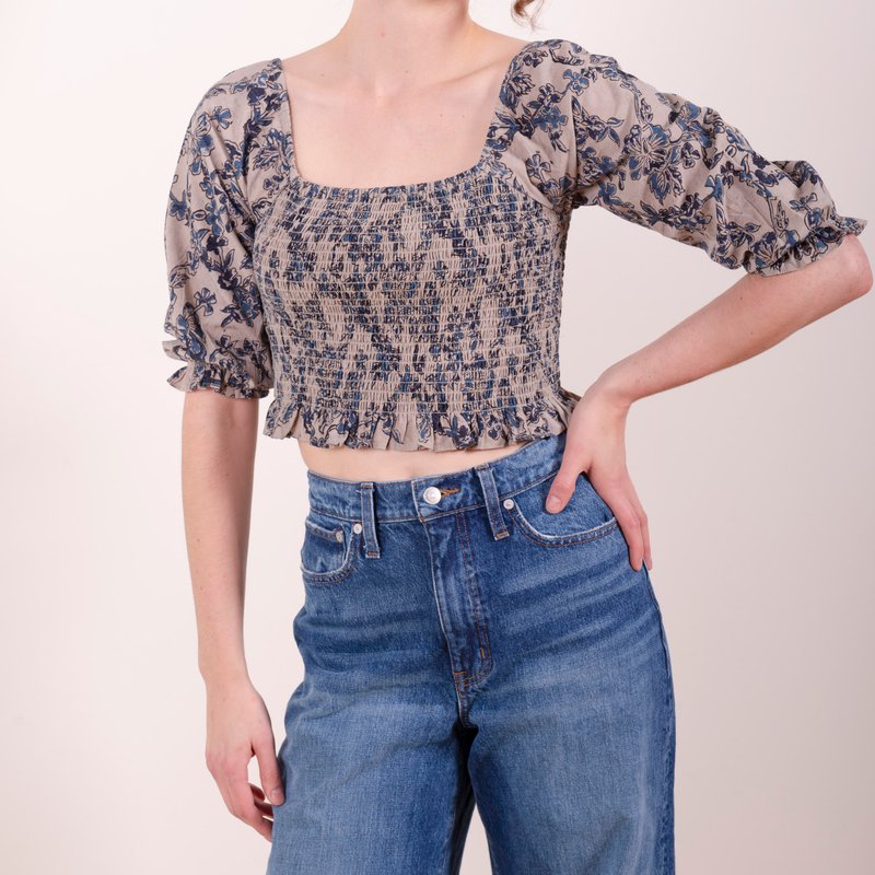 Mata Traders Theodora Blouse In Blue