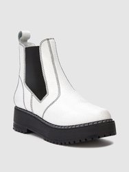Mason Leather Boot - White