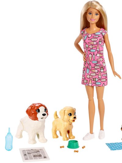 Mattel Barbie Doggy Daycare Doll And Pets Playset product
