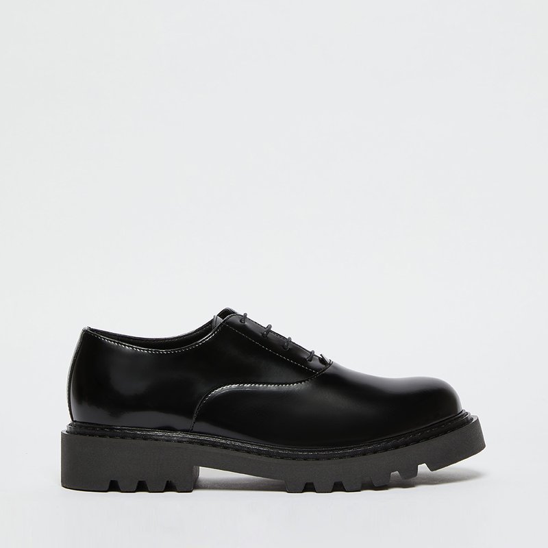 Max & Co De-coated With Anna Dello Russo Oxford Shoes In Black