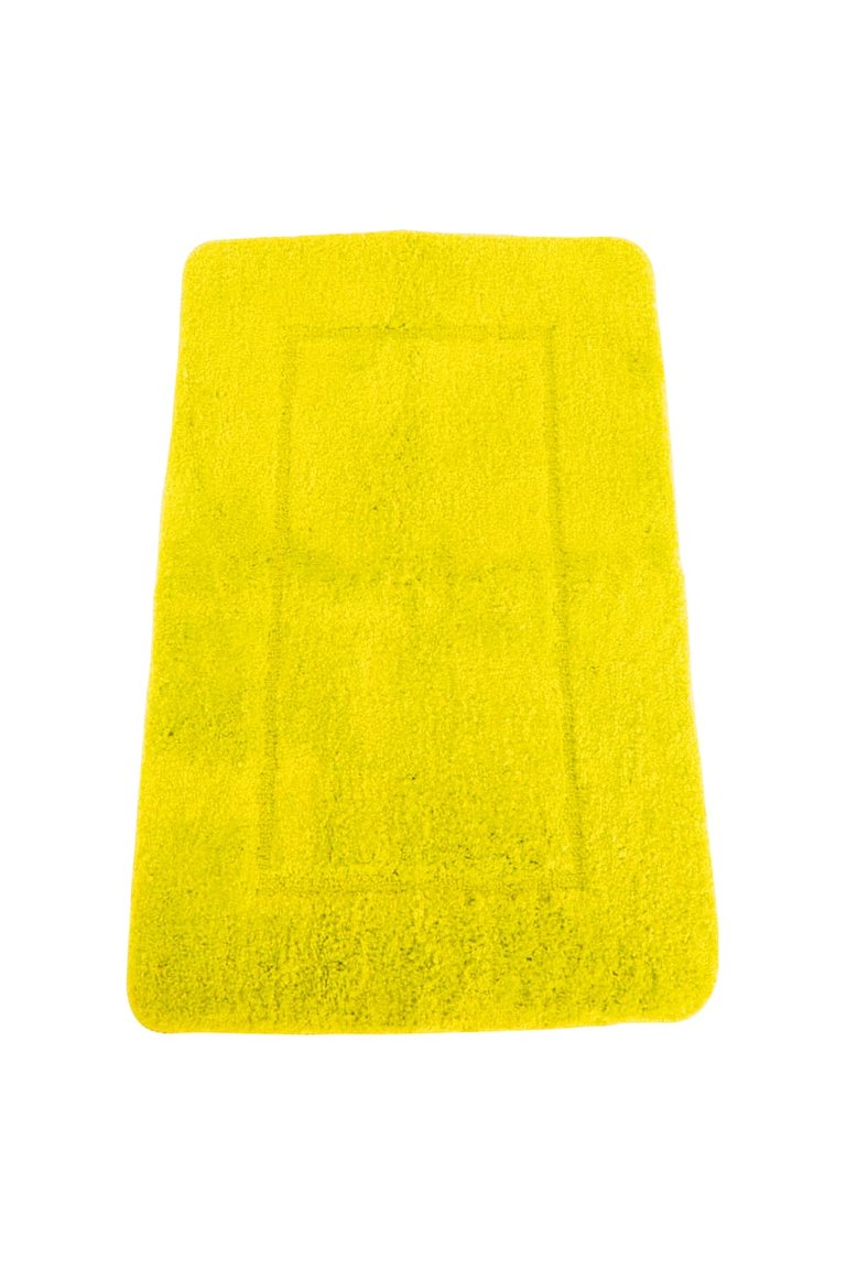 Mayfair Cashmere Touch Ultimate Microfiber Bath Mat (Yellow) (19.6 x 31.4in) - Yellow