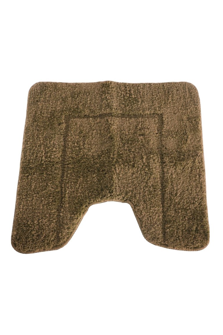 Mayfair Cashmere Touch Ultimate Microfiber Pedestal Mat (Natural) (19.6 x 19.6in) - Natural