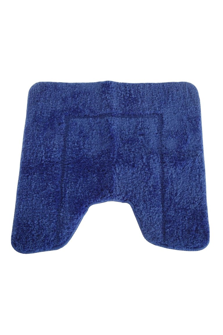 Mayfair Cashmere Touch Ultimate Microfiber Pedestal Mat (Royal) (19.6 x 19.6in) - Royal
