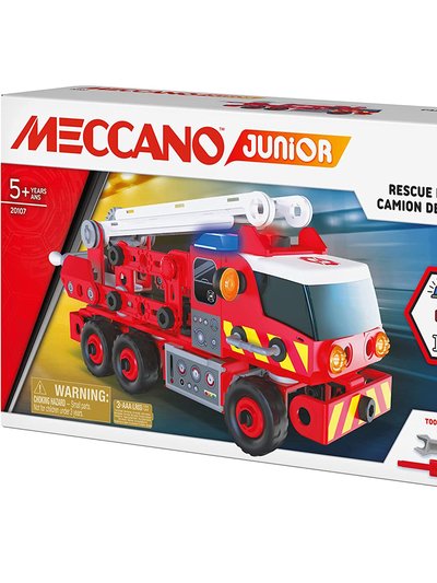Meccano Junior - Rescue Fire Truck with Lights and Sounds product