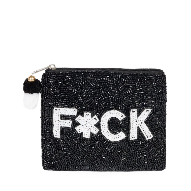 Meghan Los Angeles F*cking Fabulous Coin Purse In Black