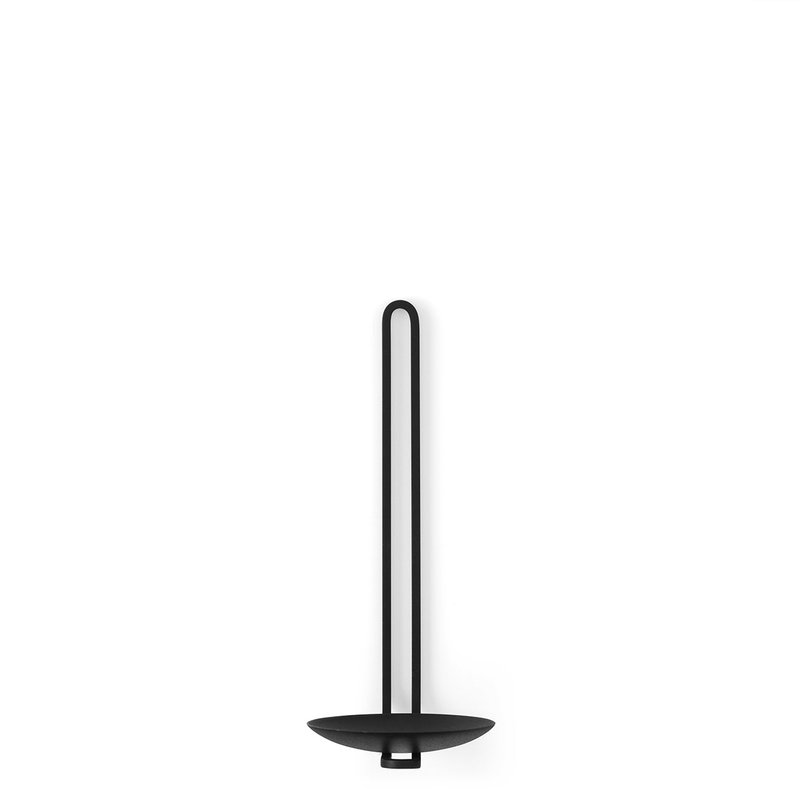 Menu Clip Wall Candle Holder In Black