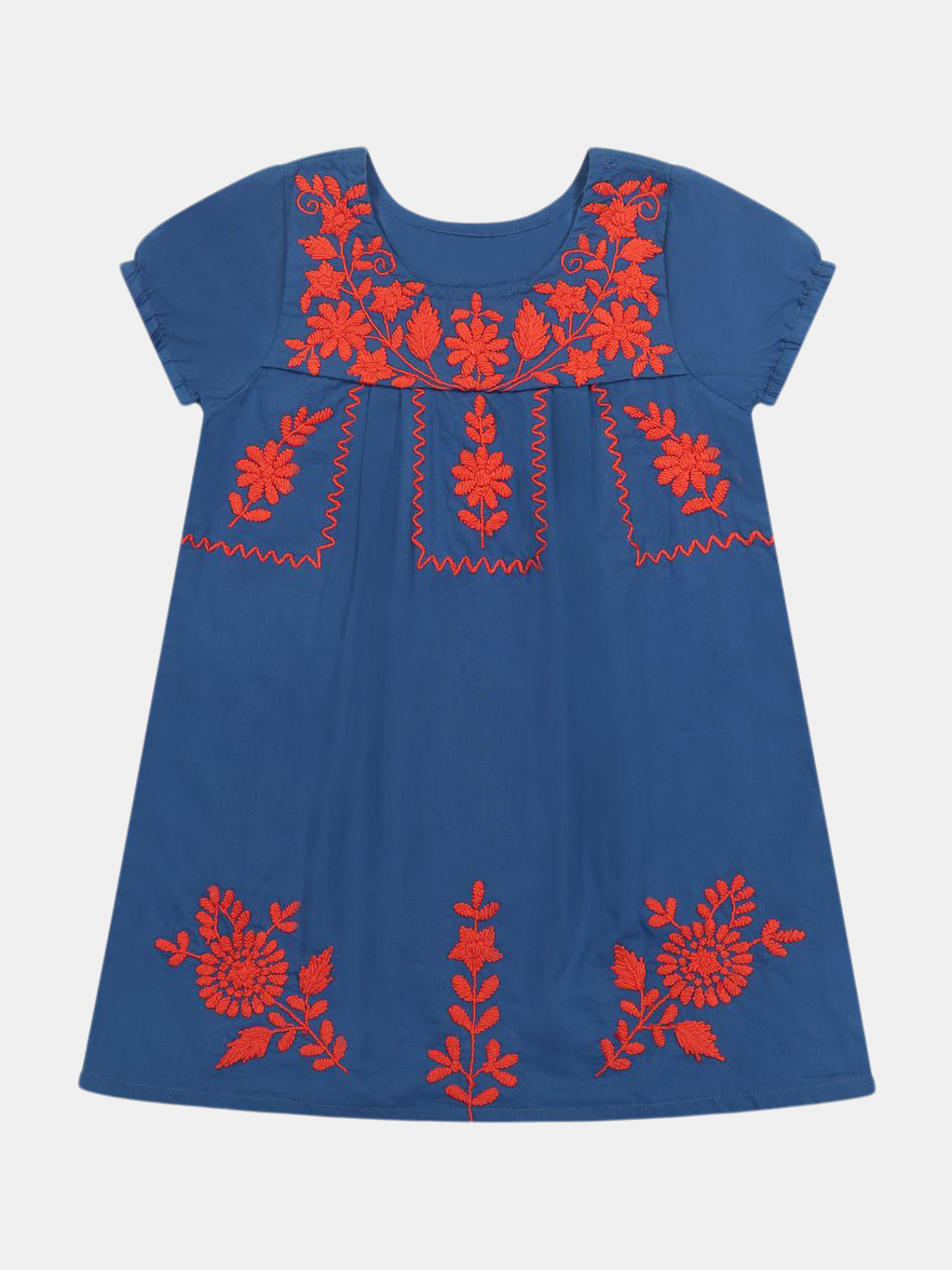 Mer St. Barth Camille Short Coverup Tunic In Blue