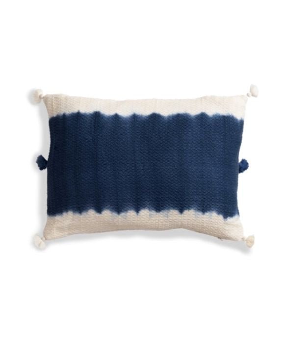 Mercado Global Lumbar Accent Pillow Cover In Blue