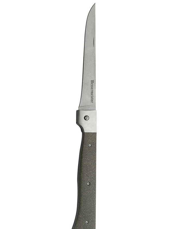 Messermeister Adventure Chef Folding Fillet Knife, 6 Inch, Linen In Green