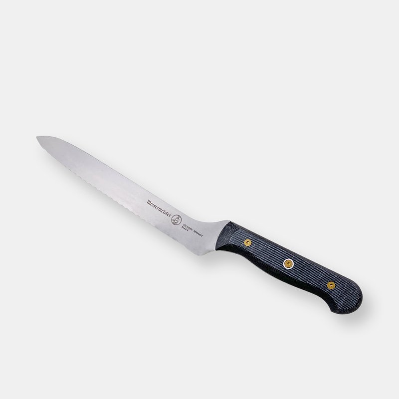 Shop Messermeister Custom Offset Scalloped Knife, 8 Inch In Grey