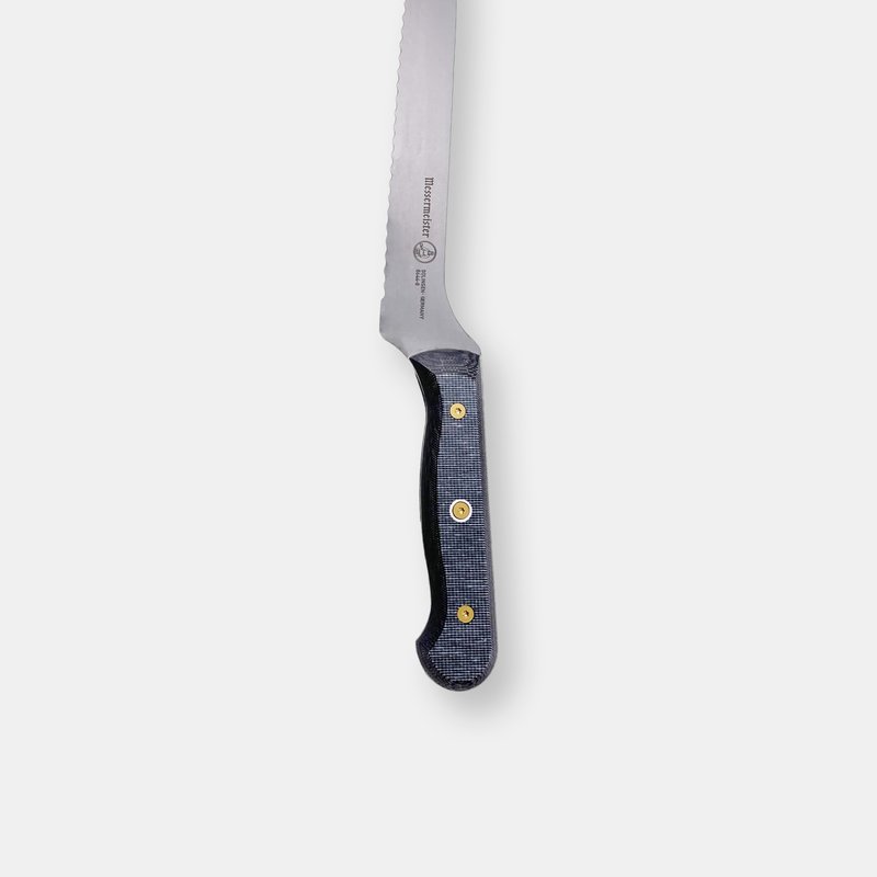 Messermeister Custom Offset Scalloped Knife, 8 Inch In Grey