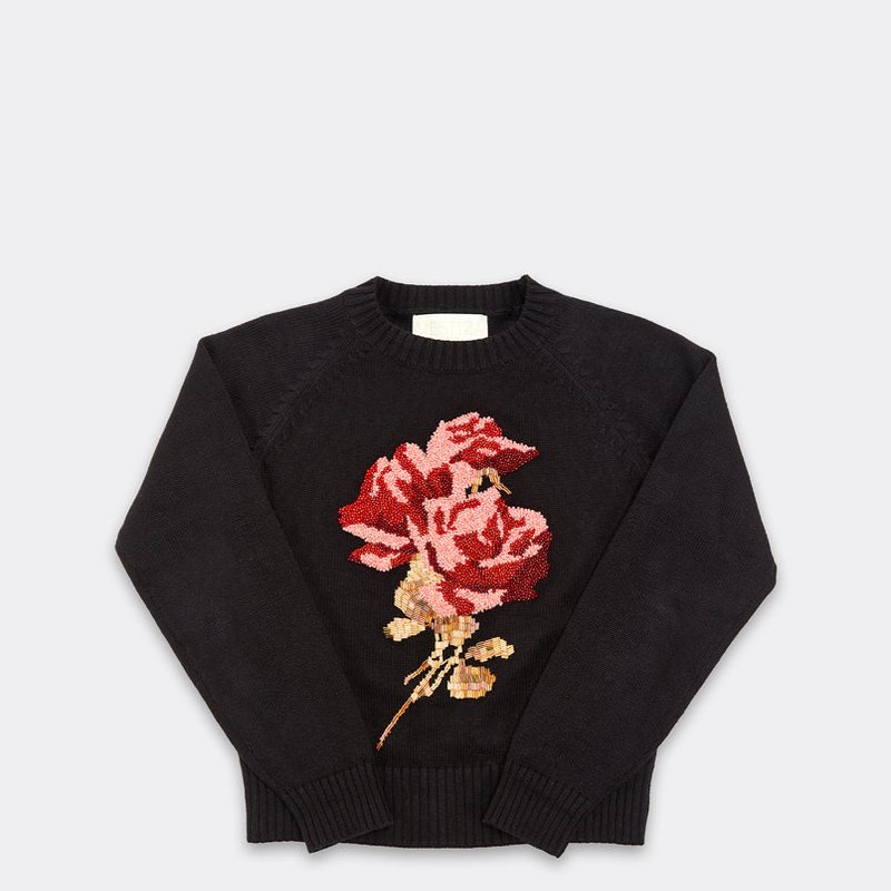 Mestiza Delilah Rose Sweater In Black