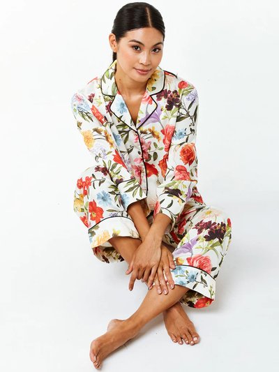 Mestiza Gigi Pajama Set - Ivory Midnight Garden product