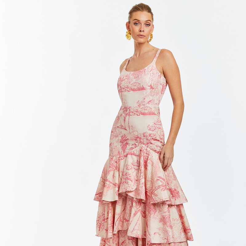 Shop Mestiza Marseilles Convertible Gown In Pink