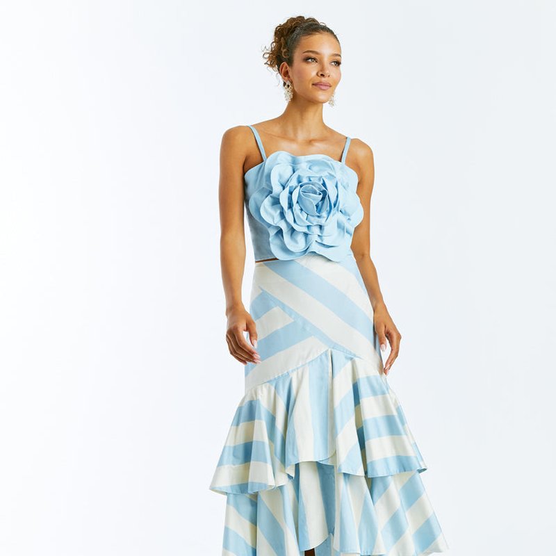 Mestiza Victoria Convertible Gown Skirt In Blue