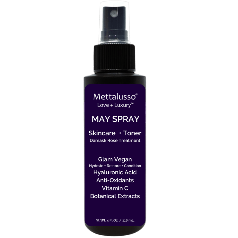 Mettalusso May Spray Vegan Botanical Hyaluronic Acid Skincare Toner
