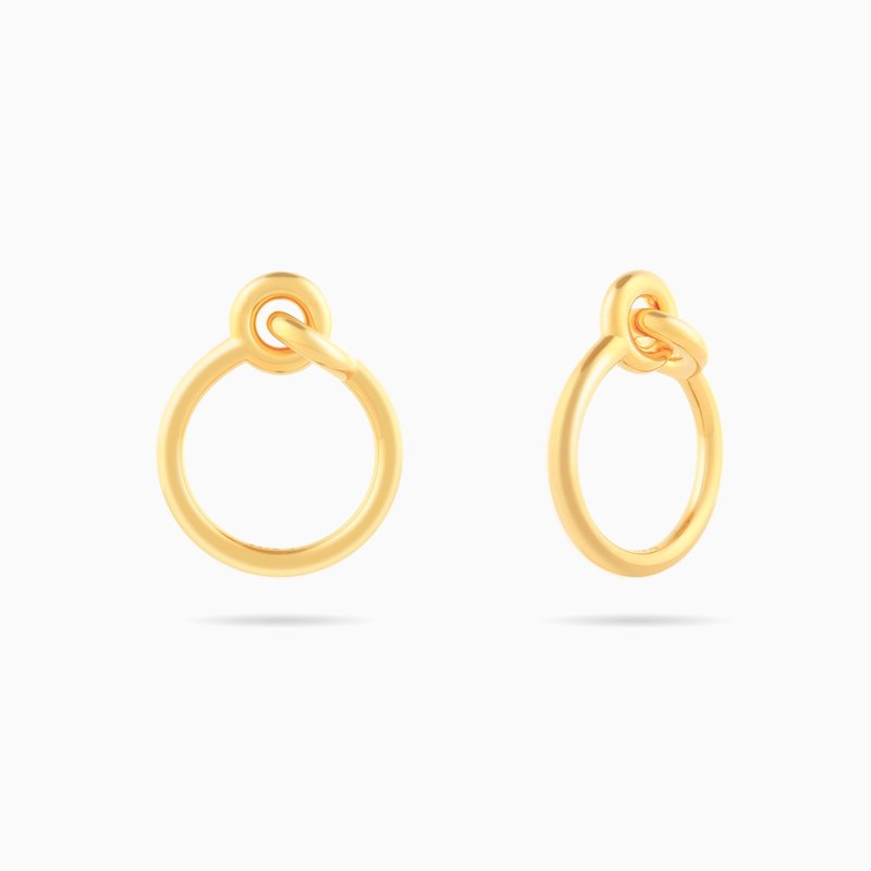 Meulien Interlocked Double Circle Ring In Gold