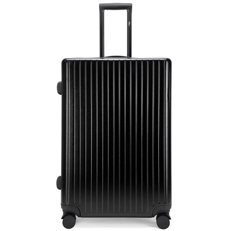 Shop Miami Carryon Ocean Large Polycarbonate Check-in Suitcase In Black