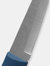 Michael Graves Design Comfortable Grip 5 inch Stainless Steel Utility Knife, Indigo