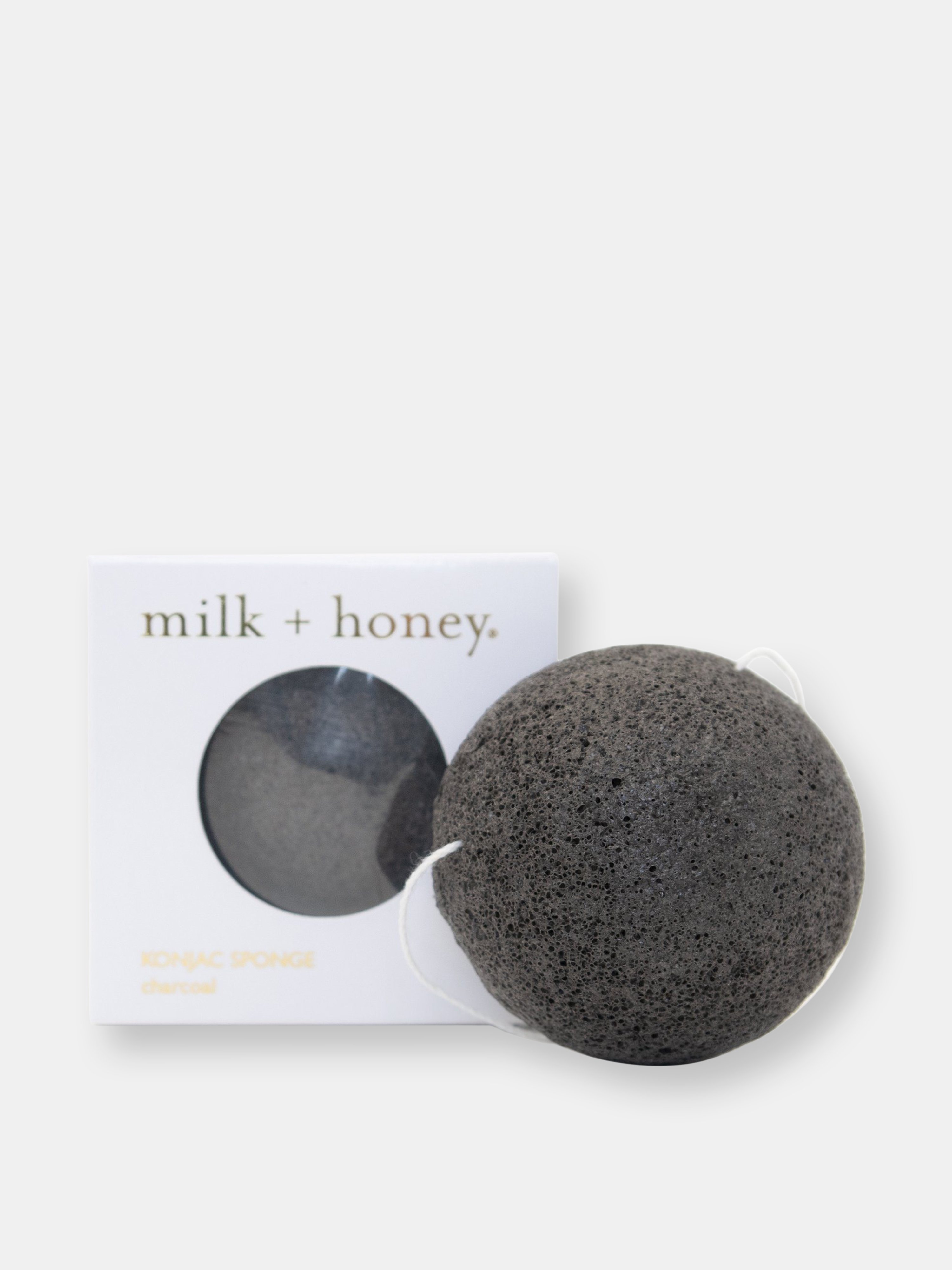 Milk + Honey Natural Konjac Sponge In Grey