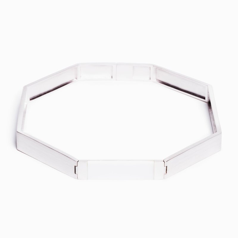 Ming Yu Wang Collider Necklace In Grey