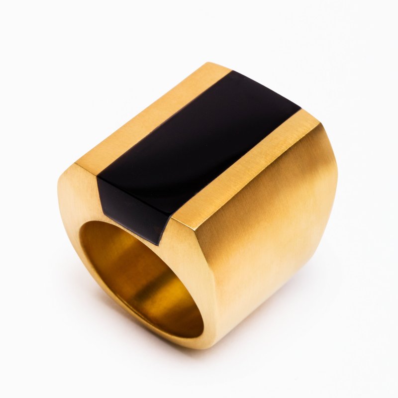 Ming Yu Wang Deckard Ring In Gold