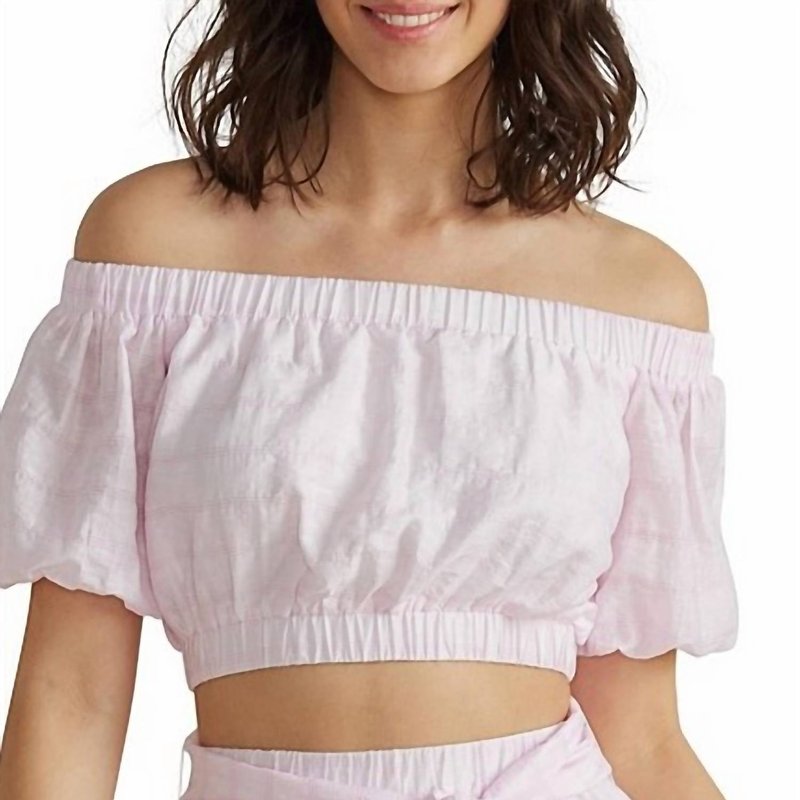 Shop Minkpink Nive Cropped Top In White